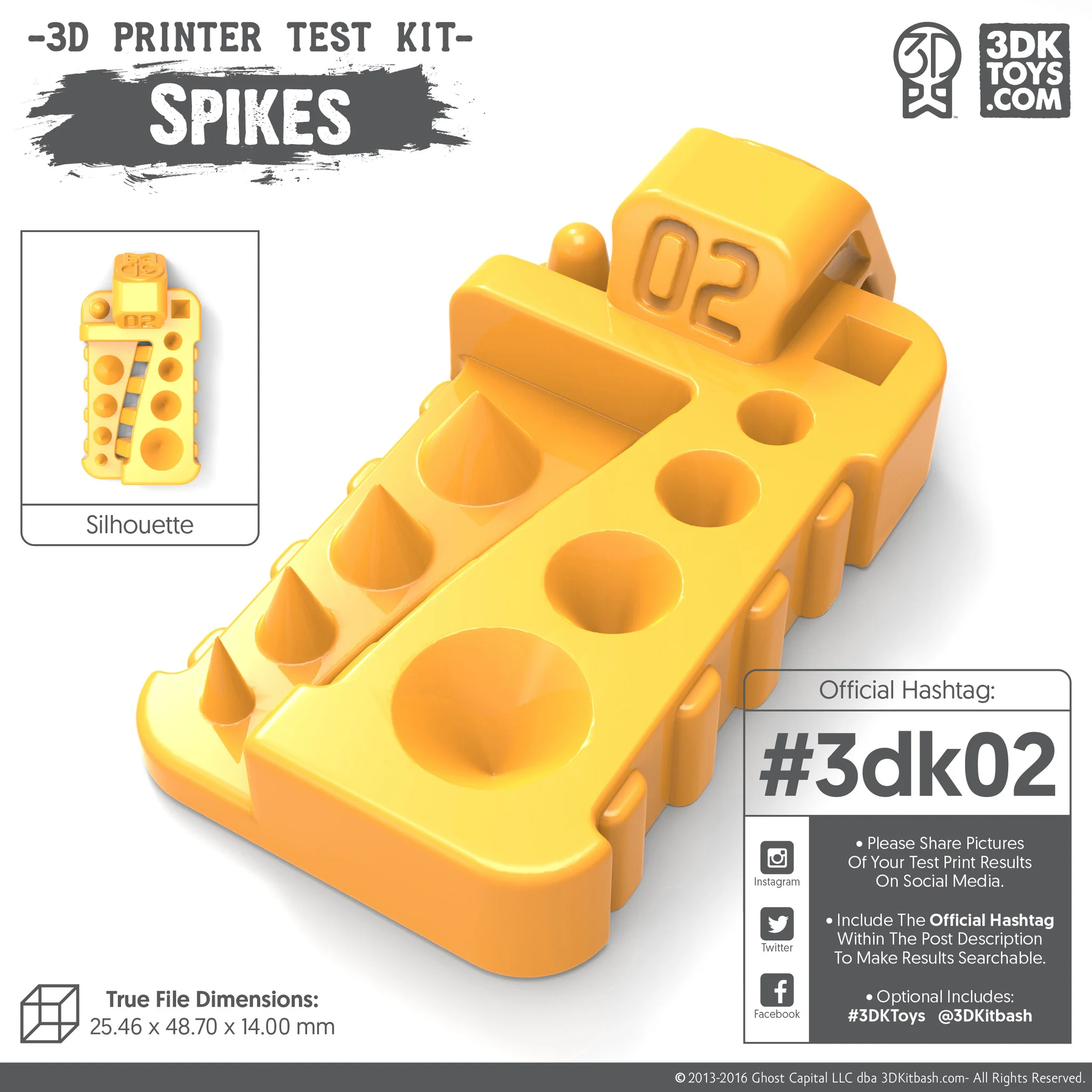 3D Printer Test Kit 2.0 - Image 3